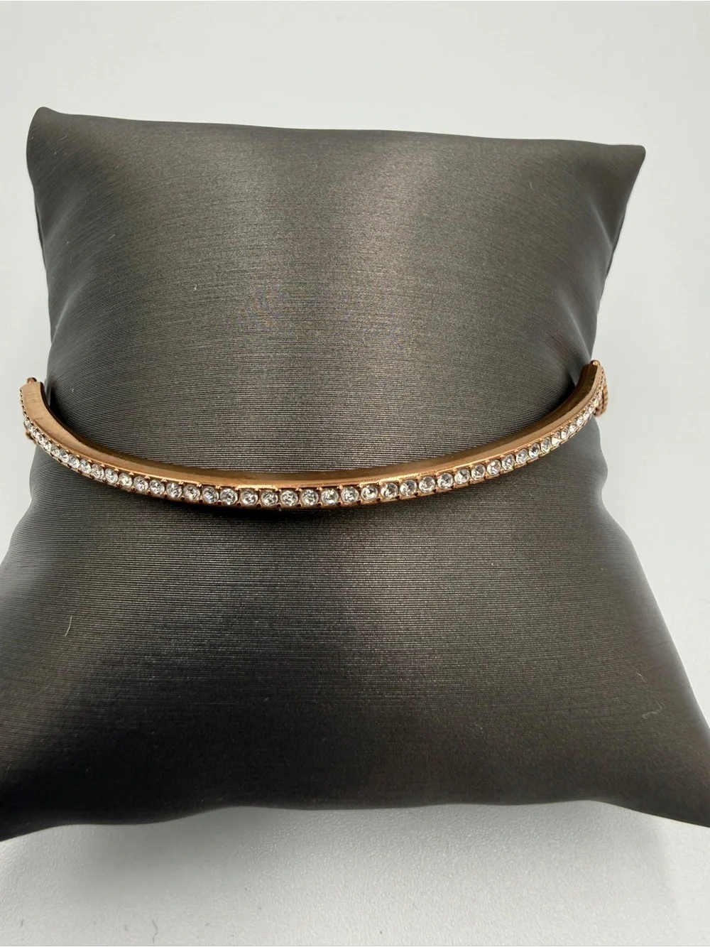 Michael Kors Rose Gold Crystal-Trimmed Bangle